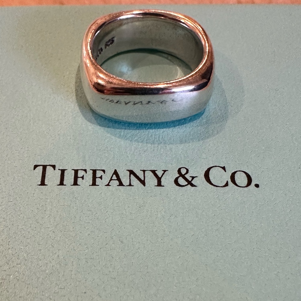 Tiffany & Co. Sterling Silver ring size 7.